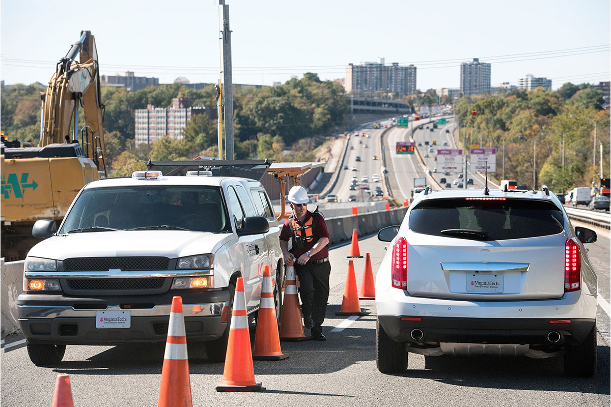 Work zone demo on I-395