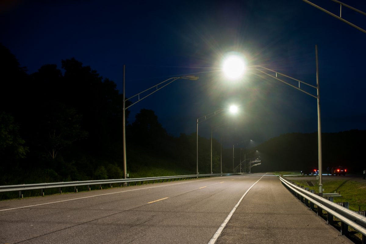 Lighting on the Virginia Smart Roads