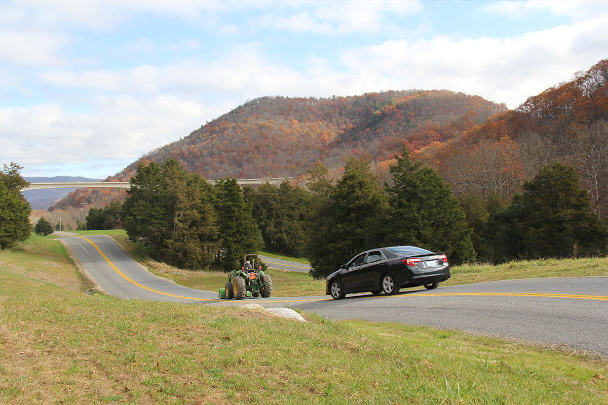 A demo on the Rural Roadway expansion of the Virginia Smart Roads