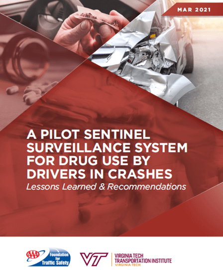 Coverpage for A Pilot Sentinel Surveillance System for Drug Use by Drivers in Crashes: Lessons Learned and Recommendations